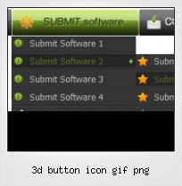 3d Button Icon Gif Png
