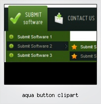 Aqua Button Clipart