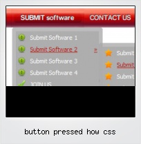 Button Pressed How Css