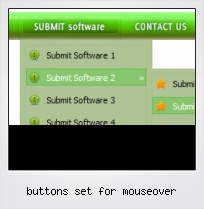 Buttons Set For Mouseover