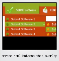 Create Html Buttons That Overlap
