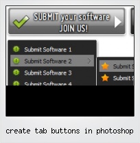 Create Tab Buttons In Photoshop