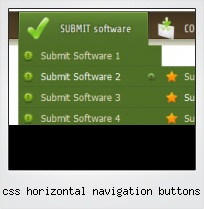 Css Horizontal Navigation Buttons