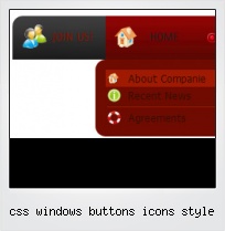 Css Windows Buttons Icons Style