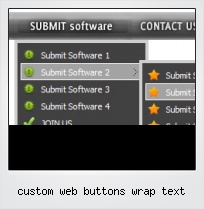 Custom Web Buttons Wrap Text