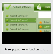 Free Popup Menu Button In Javascript