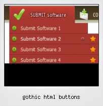 Gothic Html Buttons