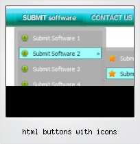 Html Buttons With Icons