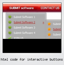 Html Code For Interactive Buttons
