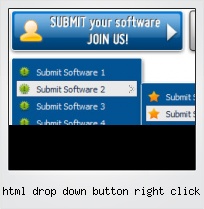 Html Drop Down Button Right Click