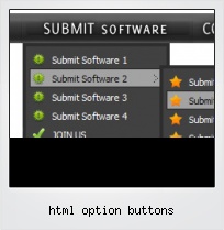 Html Option Buttons