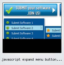 Javascript Expand Menu Button Click