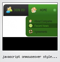 Javascript Onmouseover Style Button