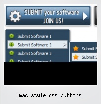 Mac Style Css Buttons