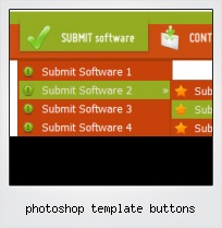 Photoshop Template Buttons