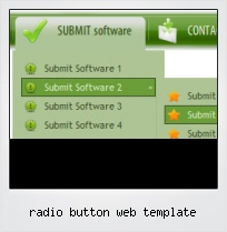 Radio Button Web Template