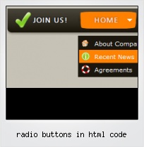 Radio Buttons In Html Code