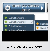 Sample Buttons Web Design