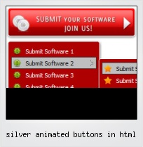 Silver Animated Buttons In Html