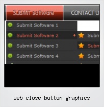 Web Close Button Graphics