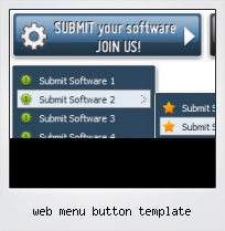 Web Menu Button Template
