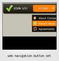 Web Navigation Button Set