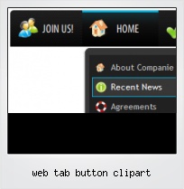 Web Tab Button Clipart