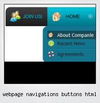 Webpage Navigations Buttons Html