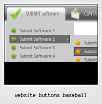 Website Buttons Baseball