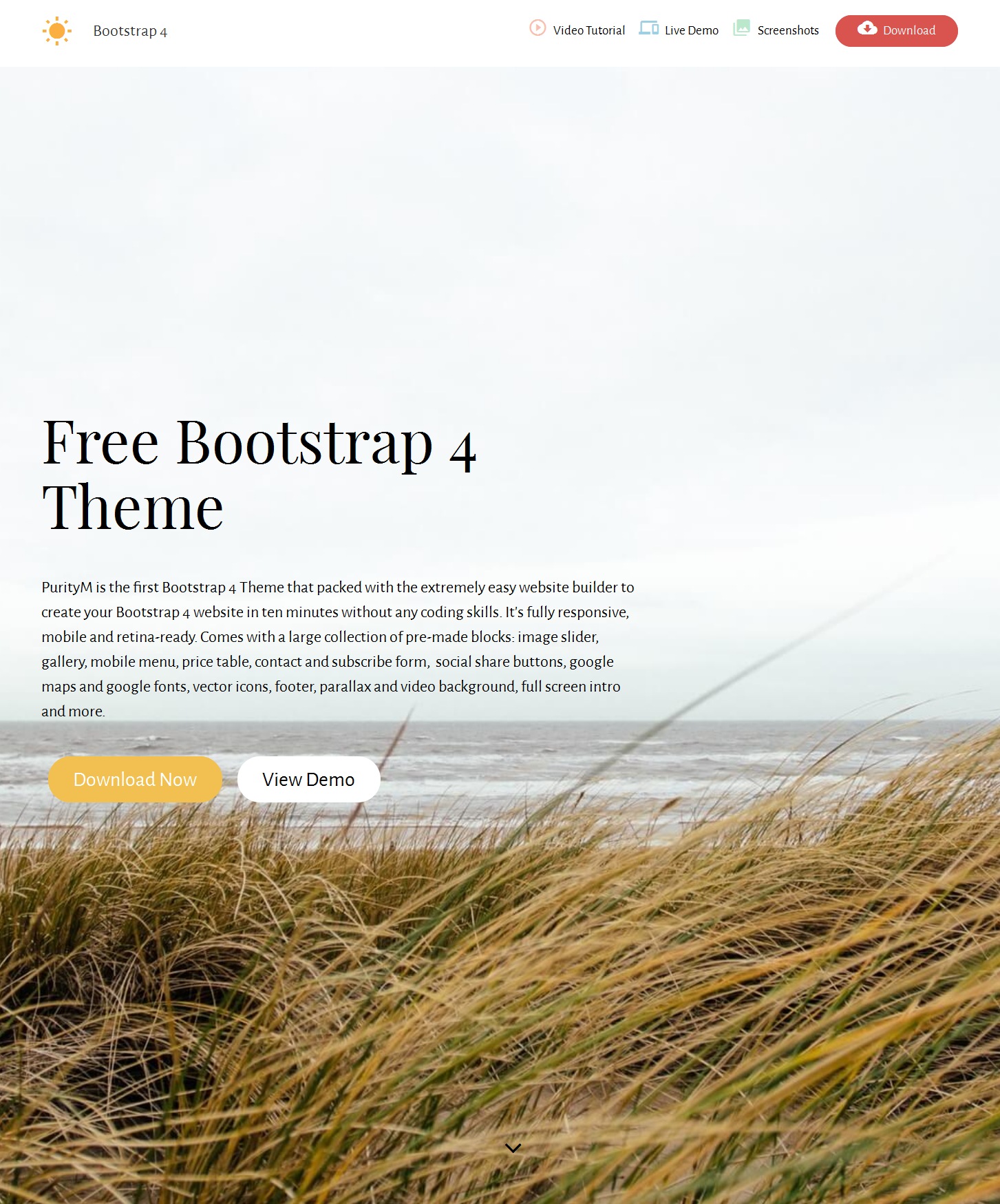 Free Bootstrap Restaurant Theme