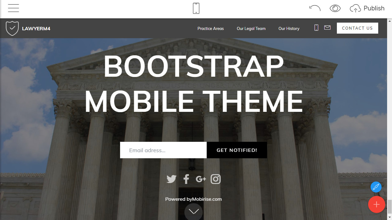 HTML5 Mobile Template