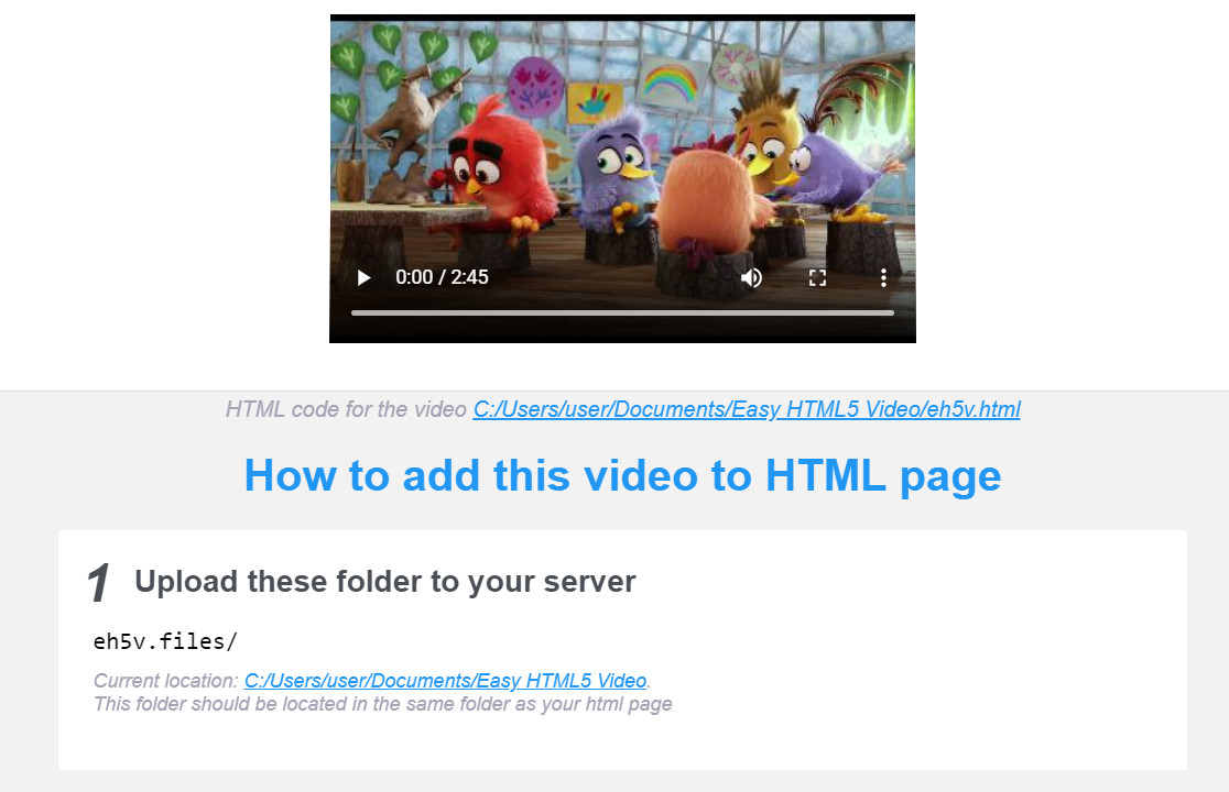 autoplay video html