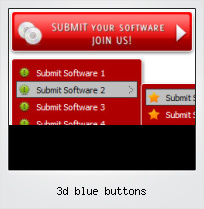 3d Blue Buttons