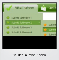3d Web Button Icons