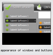 Appearance Of Windows And Buttons