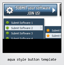 Aqua Style Button Template