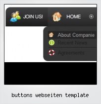 Buttons Webseiten Template