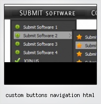 Custom Buttons Navigation Html