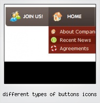 Different Types Of Buttons Icons
