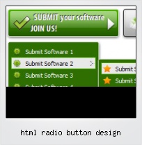 Html Radio Button Design