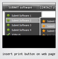 Insert Print Button On Web Page