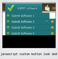 Javascript Custom Button Look And