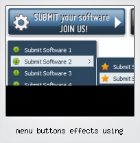 Menu Buttons Effects Using