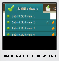 Option Button In Frontpage Html