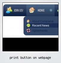 Print Button On Webpage