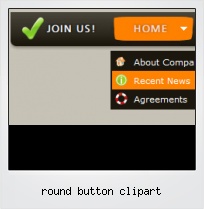Round Button Clipart
