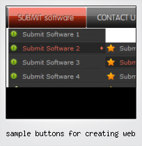 Sample Buttons For Creating Web