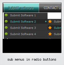 Sub Menus In Radio Buttons