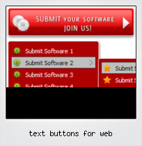 Text Buttons For Web