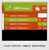 Vista Button Sample Photoshop